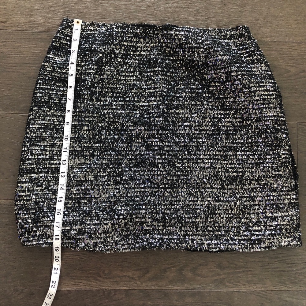 Women’s Anthropologie Hutch Metallic Skirt L - Picture 7 of 9